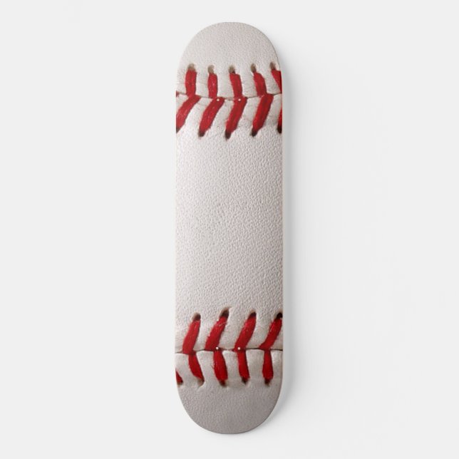 Skateboard Baseball et Softball Classiques Couture Rouge (Recto)