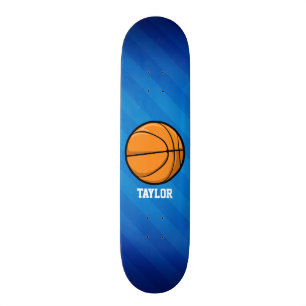 Skateboard Basket-ball; Royal Blue Stripes