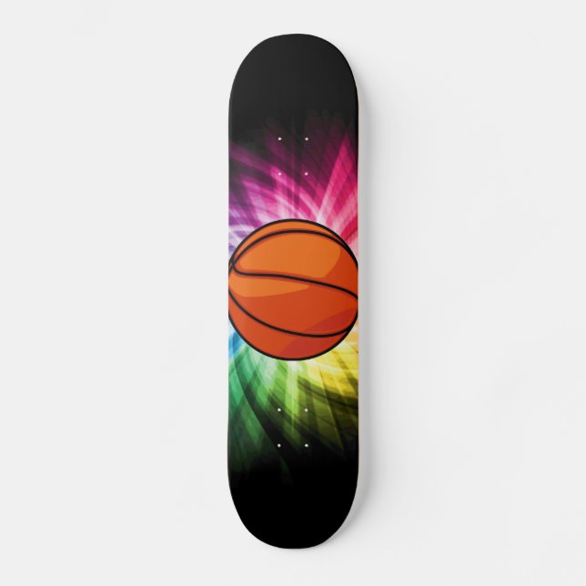 Skateboard Basket-ball ; Sport ; arc-en-ciel (Recto)