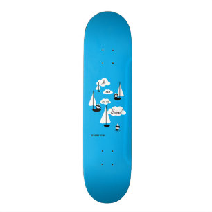 Skateboard Bateau de l'ONU de sur de suis de Je !