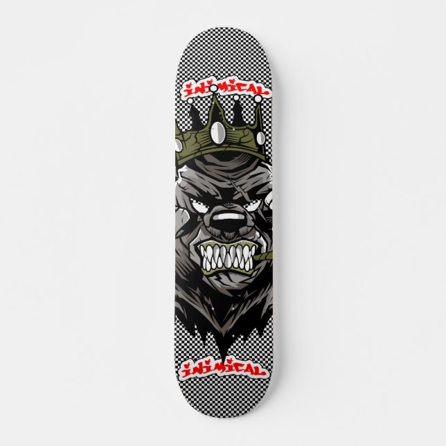 Skateboard Bear King 2 Deck (Devant)