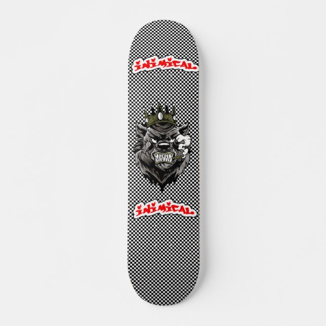Skateboard Bear King Deck (Devant)