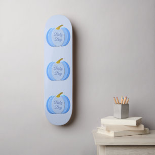 Skateboard Bébé Bleu mignon Citrouille Personnalisé