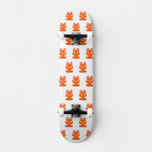Skateboard Bébé cerf pixélisé mignon jouant aux cartes montre
