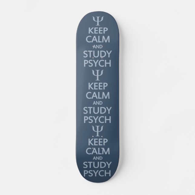Skateboard behalt Calm & Study Psych (Vorderseite)