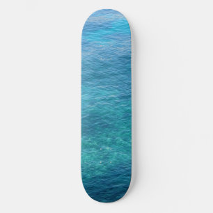 Skateboard Belle nature Bleu océan vagues