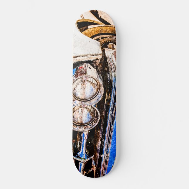 Skateboard Belle voiture classique (Recto)