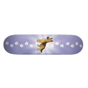 Skateboard Berger allemand de bande dessinée