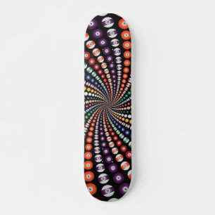 Skateboard Billard / Ballons de piscine Spirale : Patinage