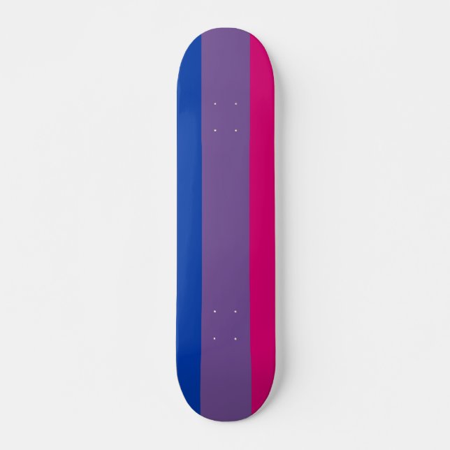 Skateboard Bisexual pride (Devant)