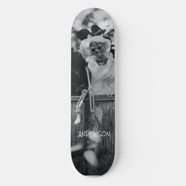 Skateboard Black Skeleton (Vorderseite)