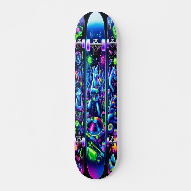 Skateboard Blacklight (Devant)