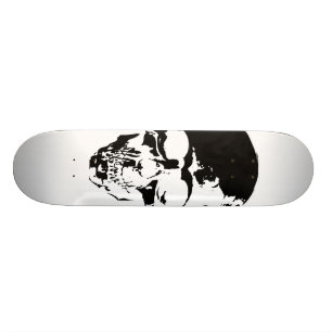 Skateboard Blanc de crâne