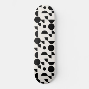 Skateboard Blanc Moderne Elégant Tribal Géométrique