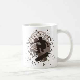 Skateboard. Blasen Kaffeetasse