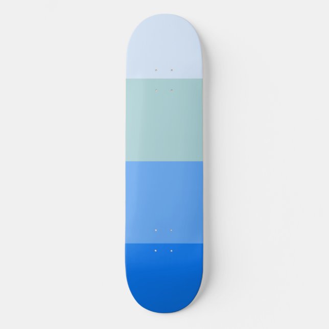 Skateboard Bleu (Recto)