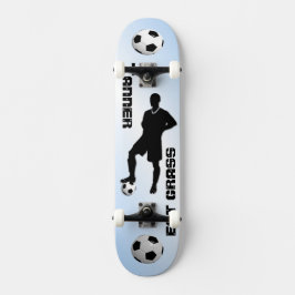 Skateboard Bleu de football / Design sportif