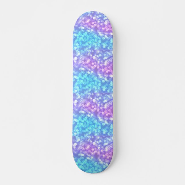 Skateboard Bleu et pourpre (Devant)