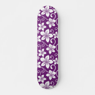 SKATEBOARD BLEU HAWAII (PLUM)