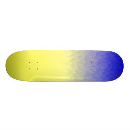 Skateboard Bleu pour jaunir la plate-forme de planche à