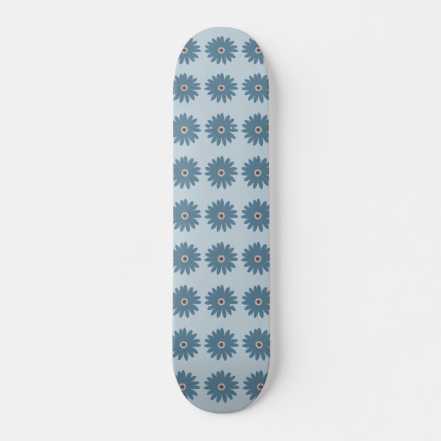 Skateboard Bleue Daisy (Devant)