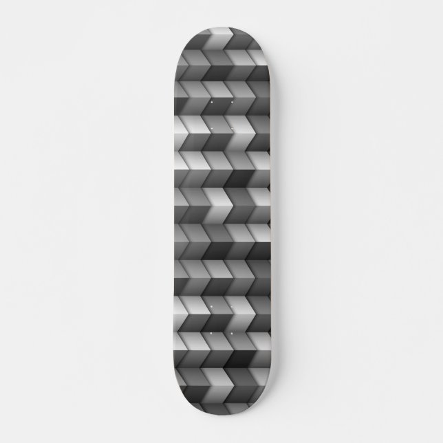 Skateboard Blocs noir et gris (Devant)