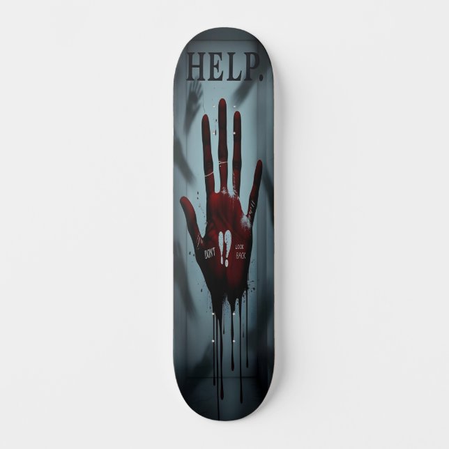 Skateboard Bloody Warning Edition 1 (Recto)