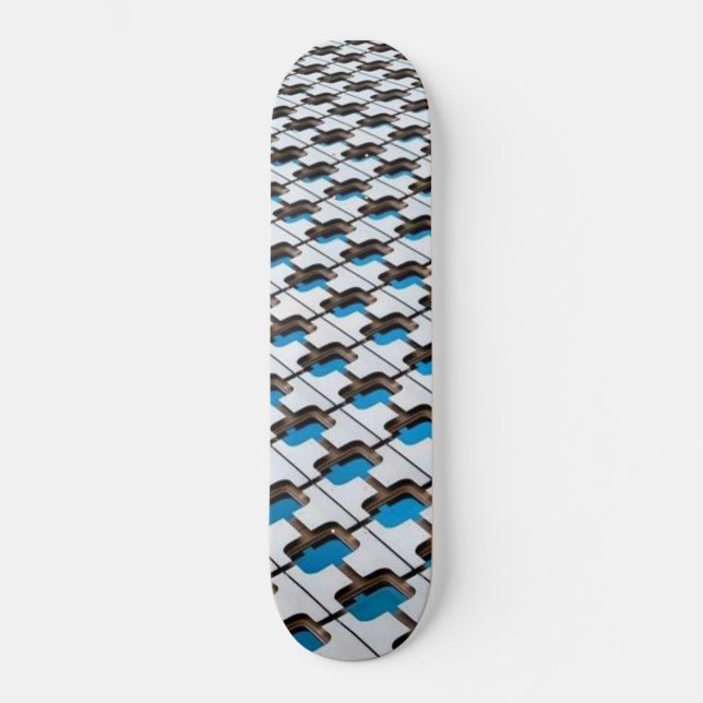 Skateboard Blue Gray (Vorderseite)
