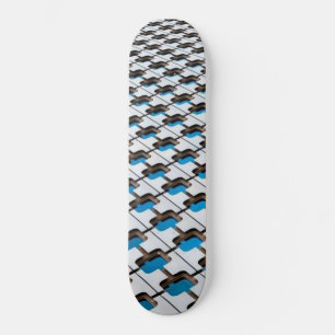 Skateboard Blue Grey