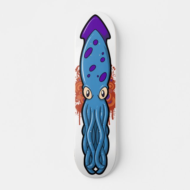 Skateboard Blue Squiddy (Devant)