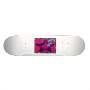 Skateboard Bocal professionnel avec motif étoilé coolé