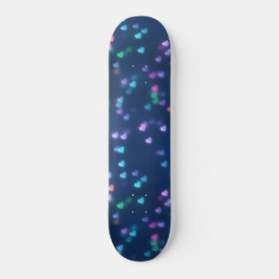 Skateboard Bokeh Hearts