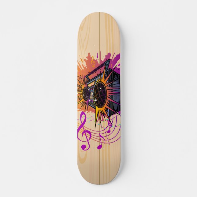 Skateboard Bombe radio (Devant)