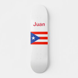 Skateboard Boricua Bandera Drapeau Portoricain 4Juan