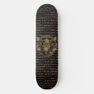 Skateboard Bouclier de l'axe des guerriers des Runes viking