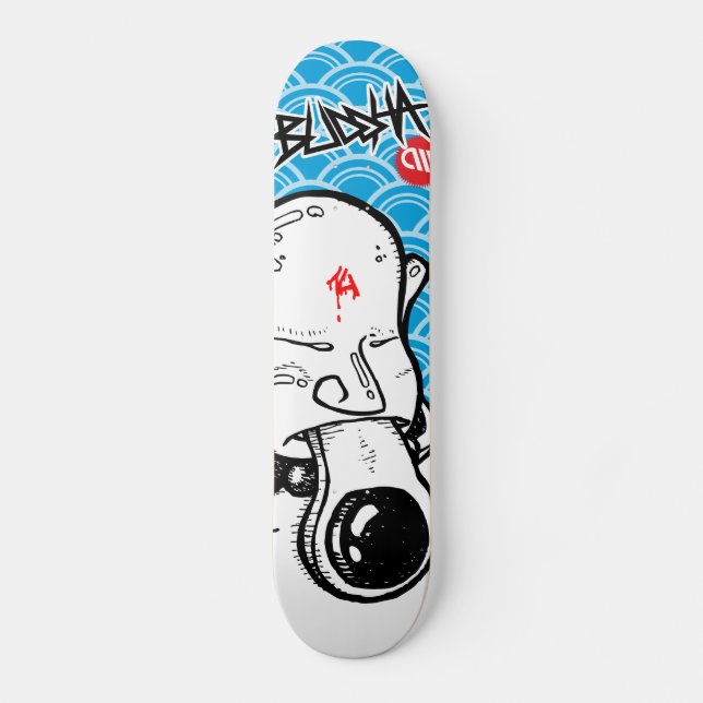 Skateboard Bouddha (Recto)