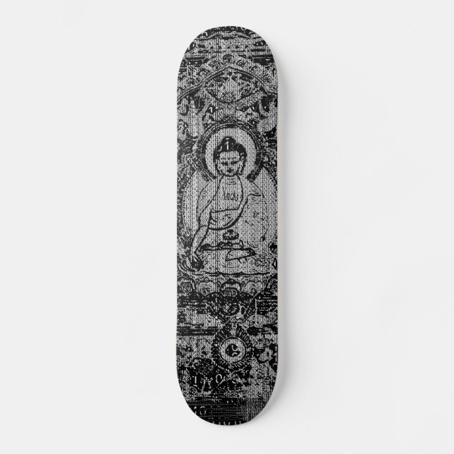 Skateboard Bouddha binaire (Recto)
