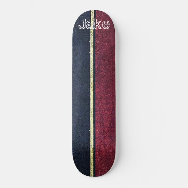 Skateboard Bourgogne Black Gold (Recto)