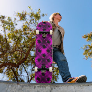 Skateboard Bow étoile rose chaud