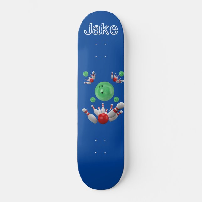 Skateboard-Bowling Skateboard (Vorderseite)