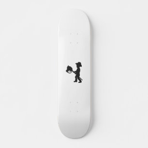 Skateboard Boy Playing Cowboy - Choisir la couleur arrière -