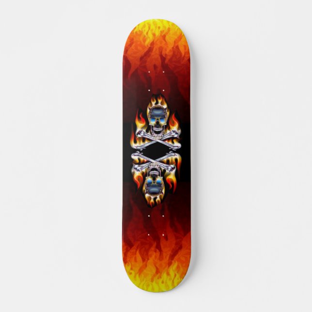 Skateboard brennen (Vorne)