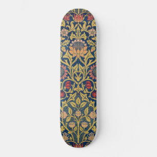 Skateboard Bright Violet and Columbine (par William Morris)