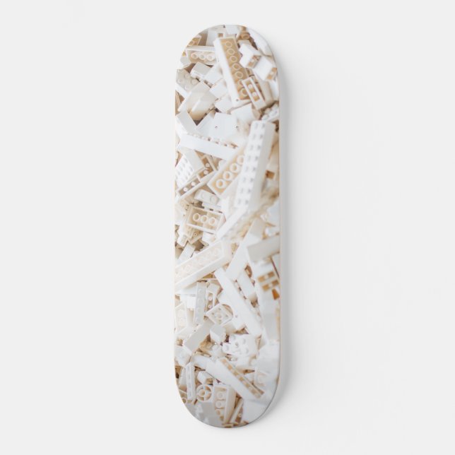 Skateboard briques blanches (Recto)