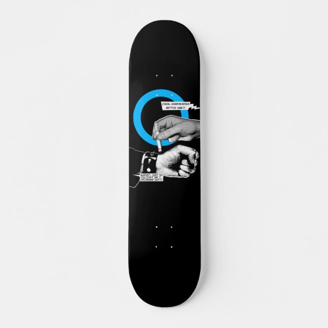 Skateboard Brûlure de germes (Devant)