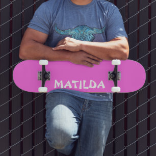 Skateboard Bubblegum rose Nom moderne   Style tendance
