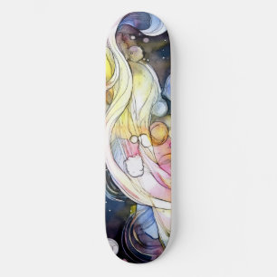 Skateboard Bulles Abstraites
