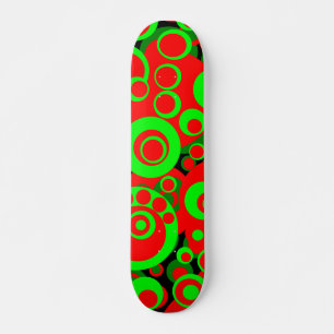Skateboard Bulles Abstraites 05 - Rétro