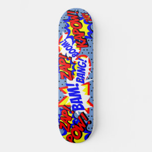 Skateboard Bulles de texte personnalisées pour bande dessinée