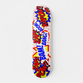 Skateboard Bulles de texte personnalisées pour bandes dessiné